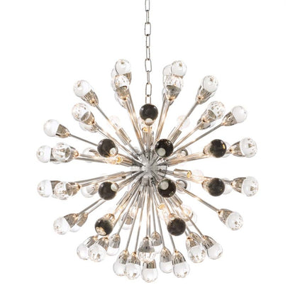 Clear Glass Sputnik Chandelier Anto | Cabothousefurniture.com
