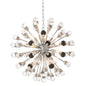 Clear Glass Sputnik Chandelier Anto | Cabothousefurniture.com