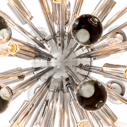 Clear Glass Sputnik Chandelier Anto | Cabothousefurniture.com