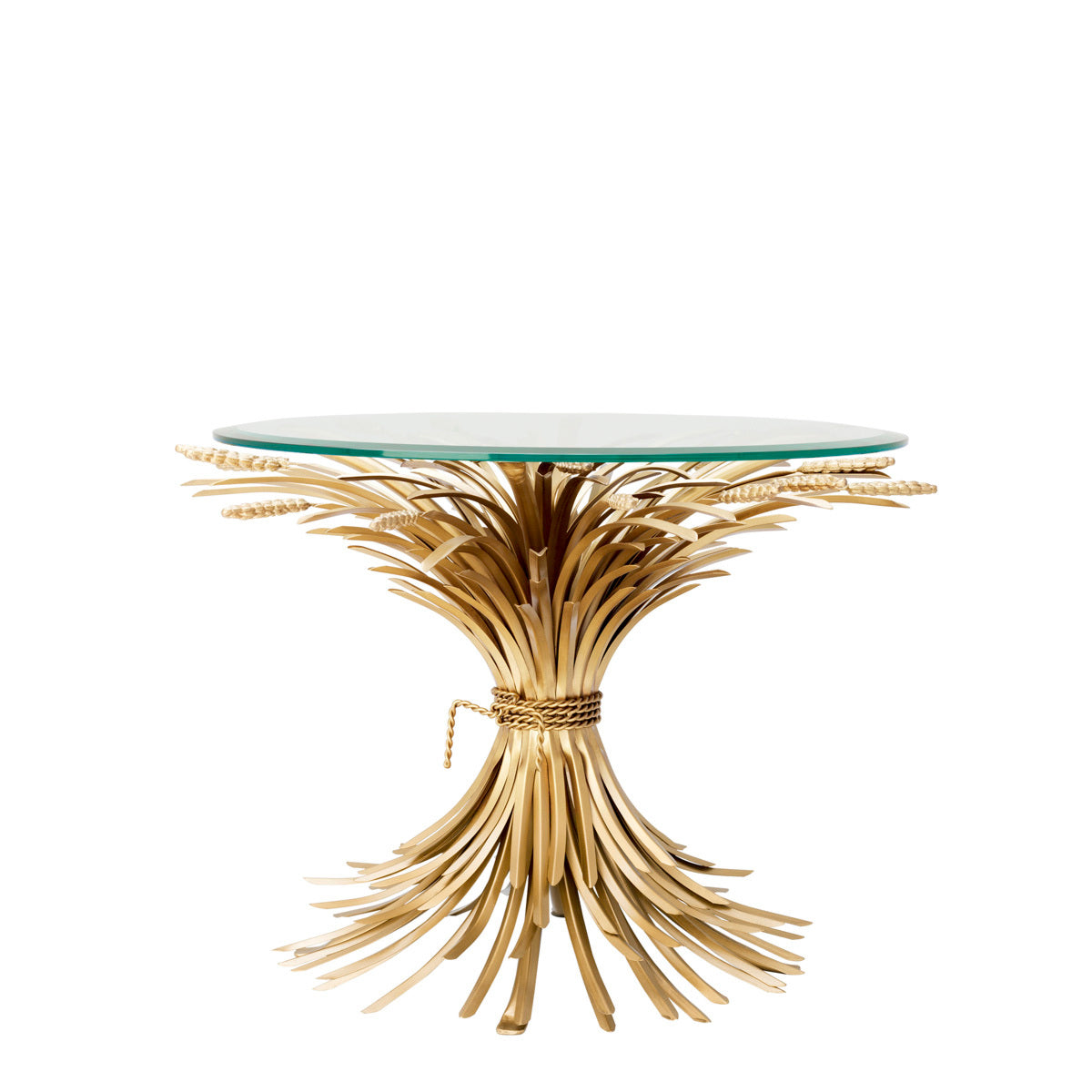 Sheaf Wheat Side Table Bonheur M | Cabothousefurniture.com