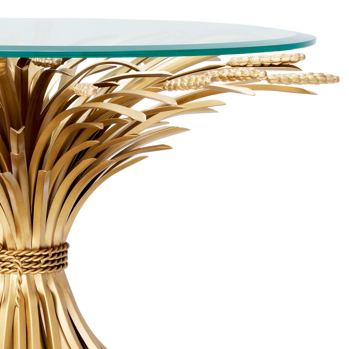 Sheaf Wheat Side Table Bonheur M | Cabothousefurniture.com