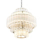Cascading Bevelled Glass Chandelier Vittoria