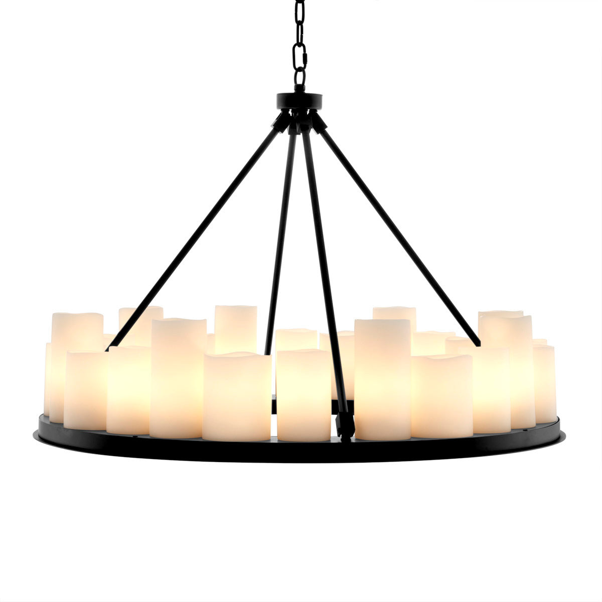 Black Candle Chandelier Commodore | Cabothousefurniture.com