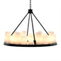 Black Candle Chandelier Commodore | Cabothousefurniture.com