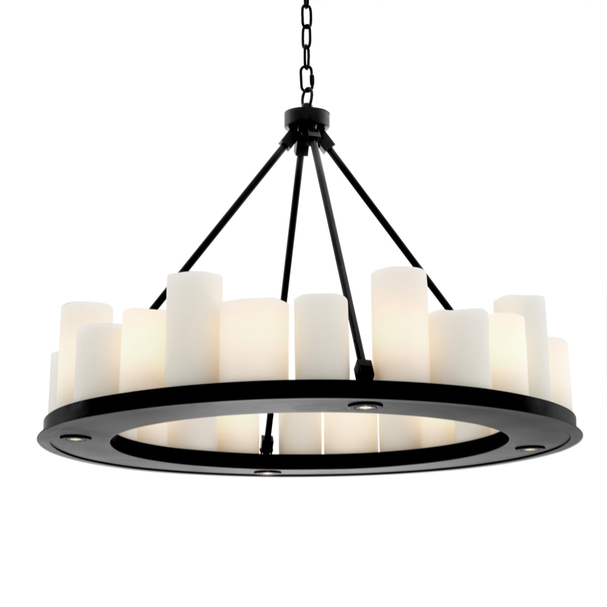 Black Candle Chandelier Commodore | Cabothousefurniture.com