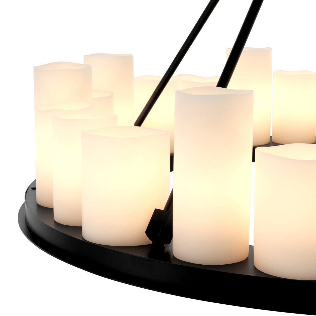 Black Candle Chandelier Commodore | Cabothousefurniture.com