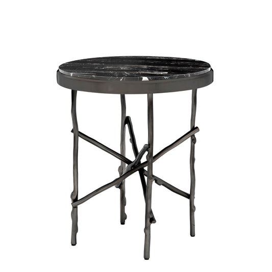 Round Marble Side Table Tomasso | Cabothousefurniture.com