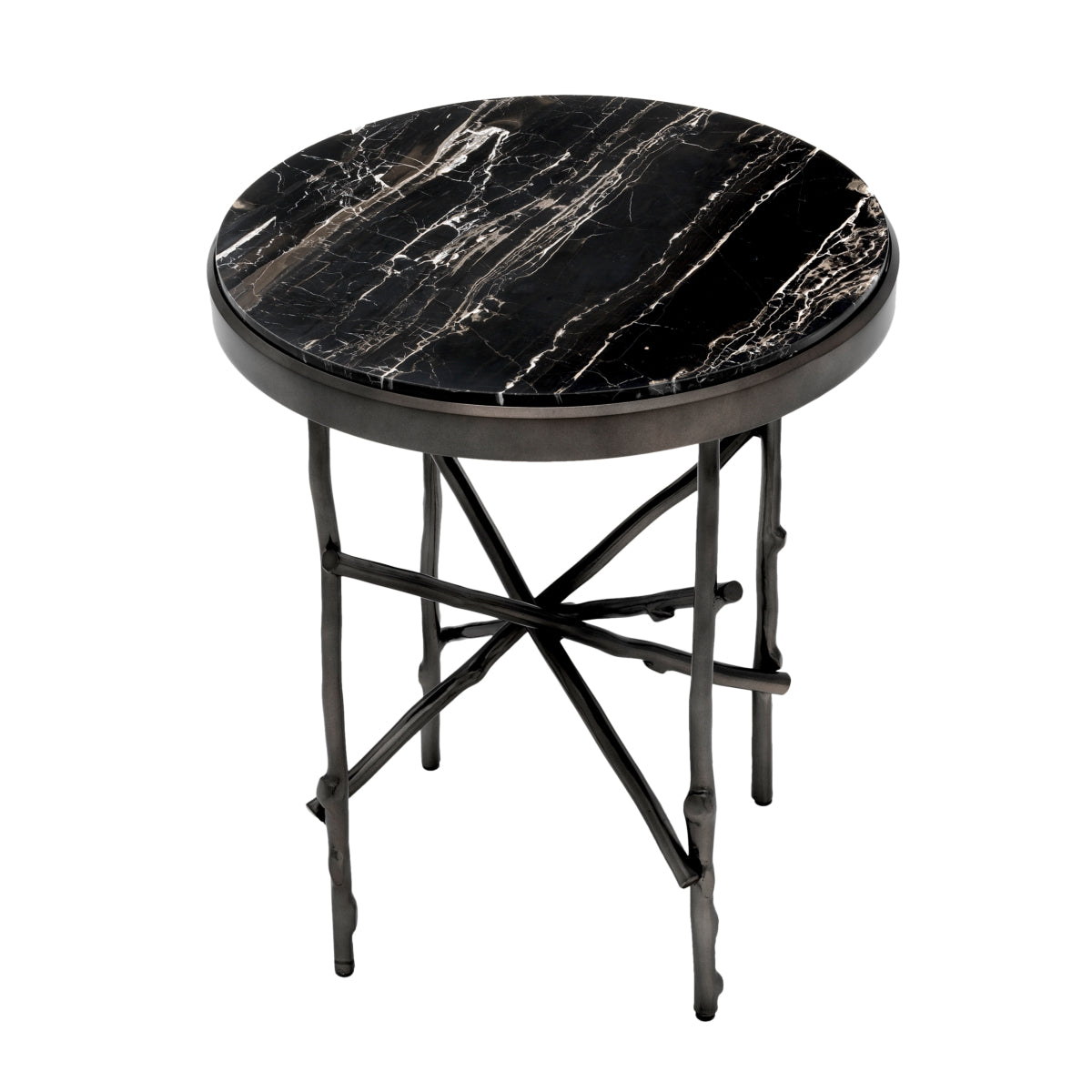 Round Marble Side Table Tomasso | Cabothousefurniture.com