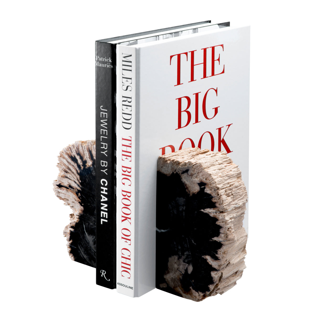 Petrified Wood Bookends (2) Opia | Cabothousefurniture.com