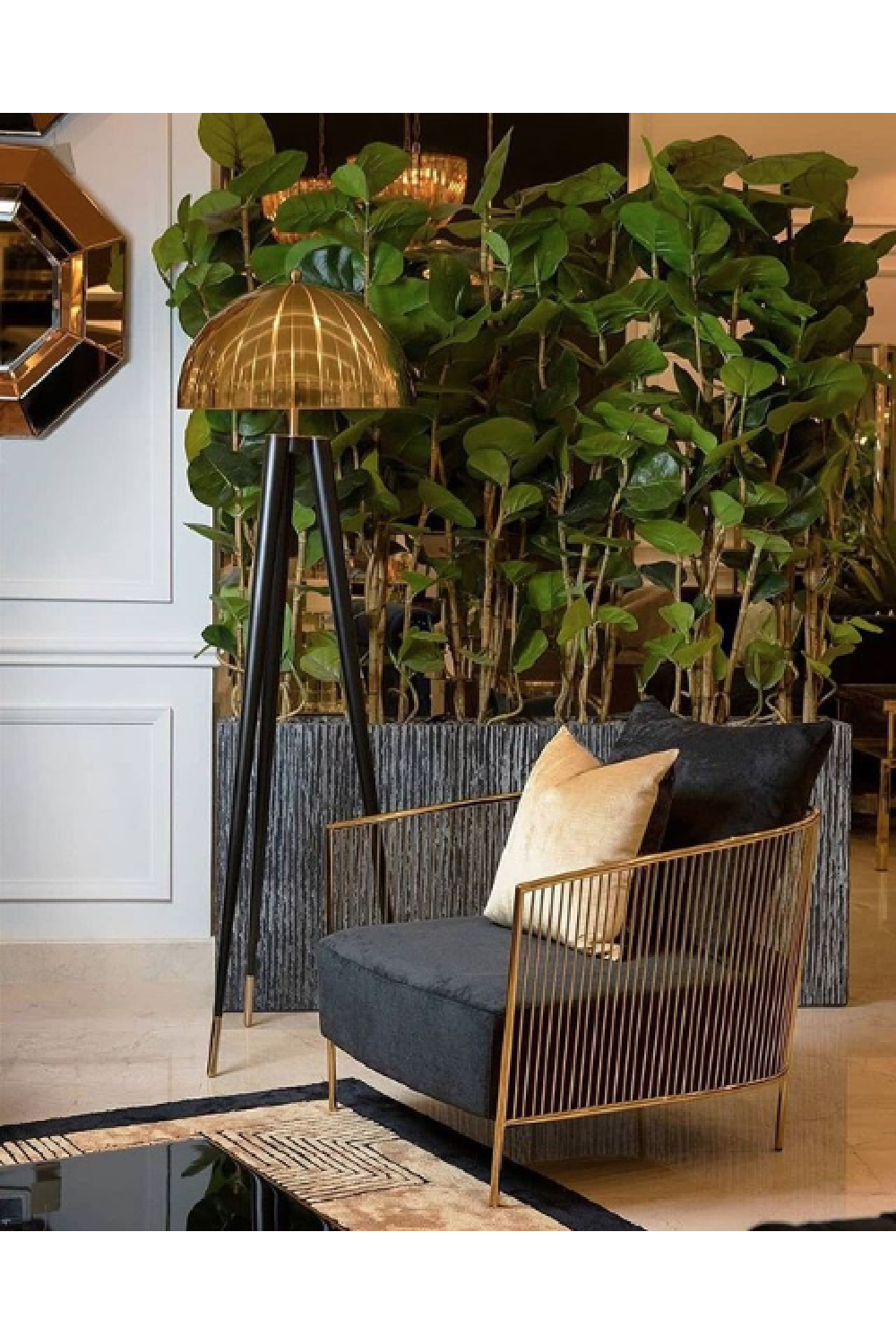 Tripod Floor Lamp Coyote