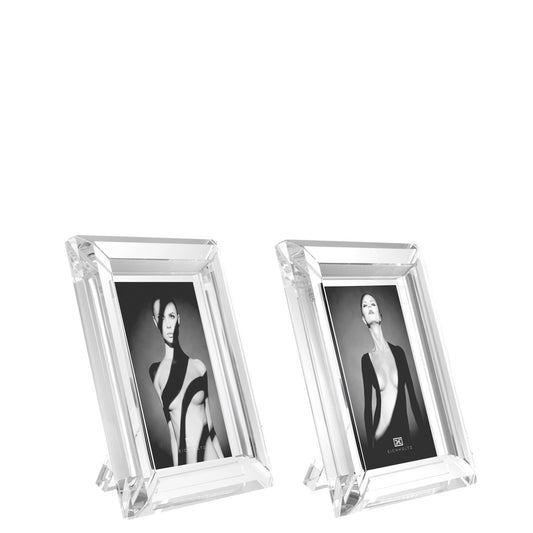 Crystal Picture Frames (2) Theory S | Cabothousefurniture.com