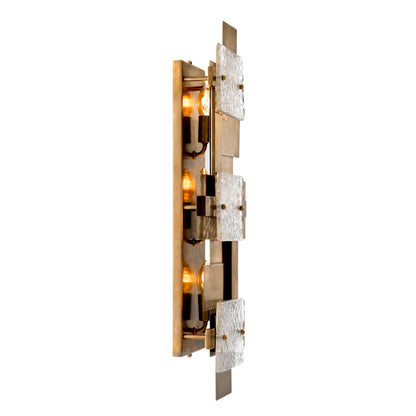 Vintage Brass Wall Lamp Langham | Cabothousefurniture.com