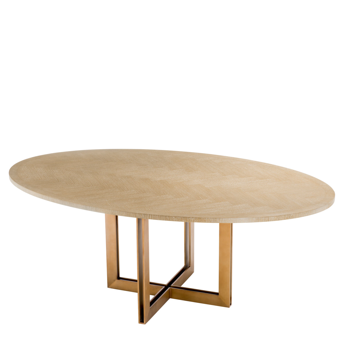 Oval Oak Dining Table Melchior | Cabothousefurniture.com