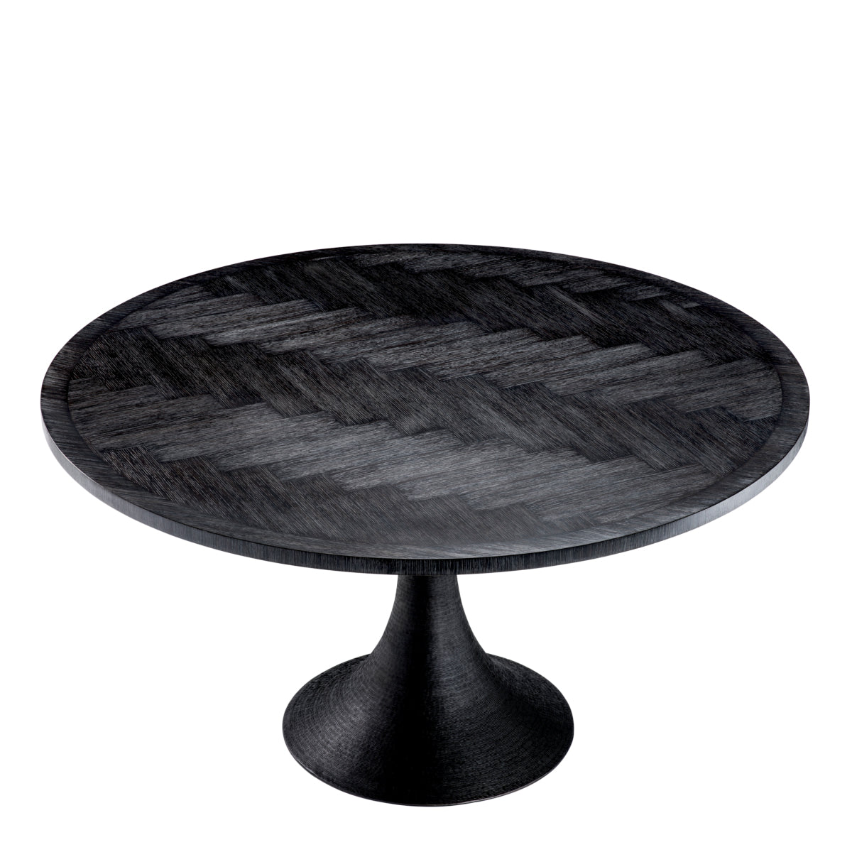 Round Oak Dining Table Melchior | Cabothousefurniture.com
