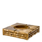 Vintage Finish Ashtray Bamboo | Cabothousefurniture.com