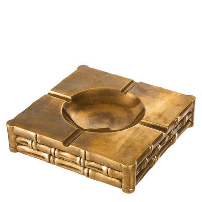 Vintage Finish Ashtray Bamboo | Cabothousefurniture.com