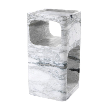 Carved Stone Side Table Adler | Cabothousefurniture.com