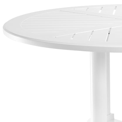 Round Outdoor Dining Table L Bell Rive | Cabothousefurniture.com