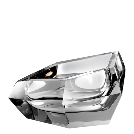 Gray Crystal Bowl Alma | Cabothousefurniture.com