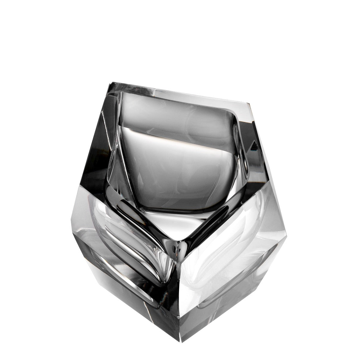 Gray Crystal Bowl Alma | Cabothousefurniture.com