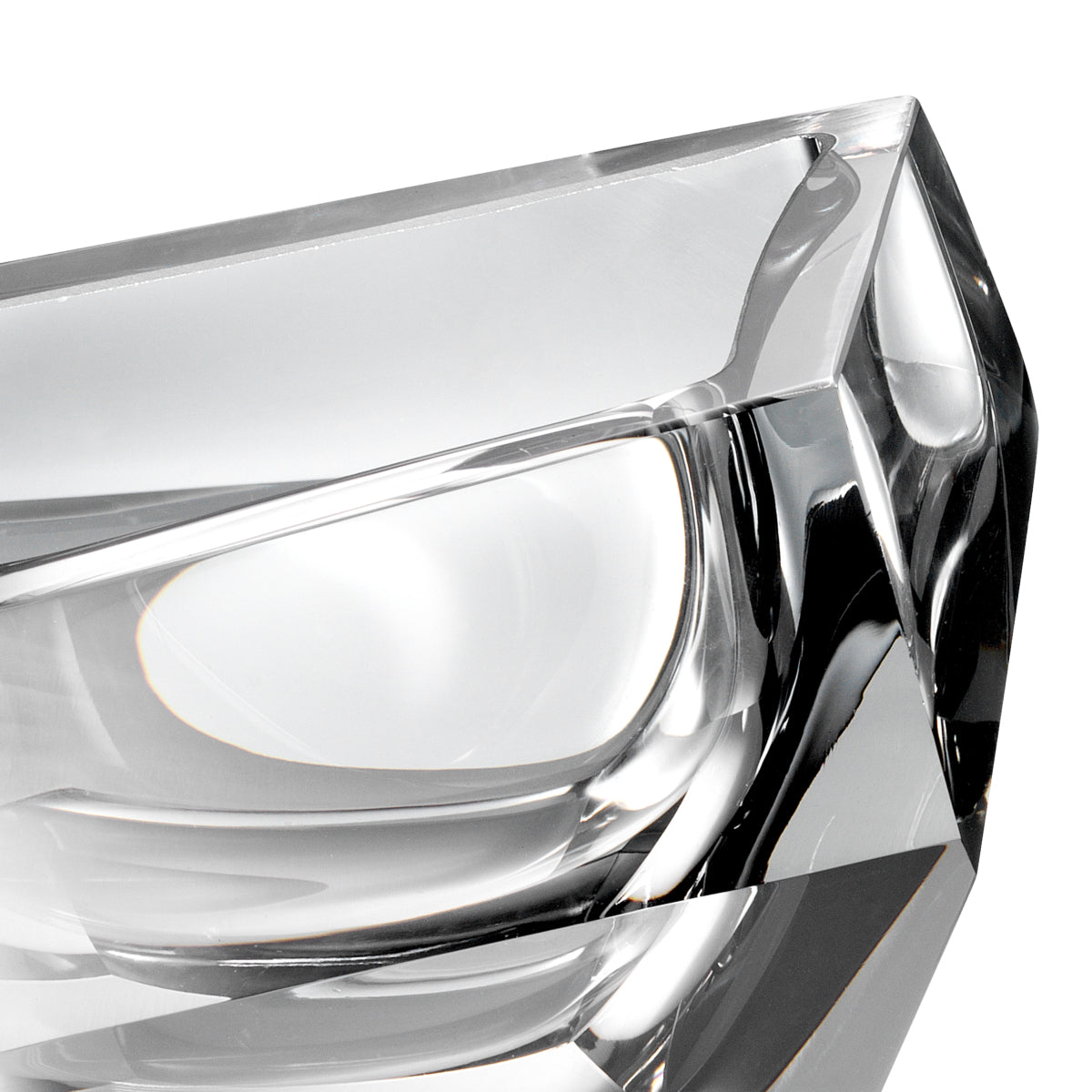 Gray Crystal Bowl Alma | Cabothousefurniture.com