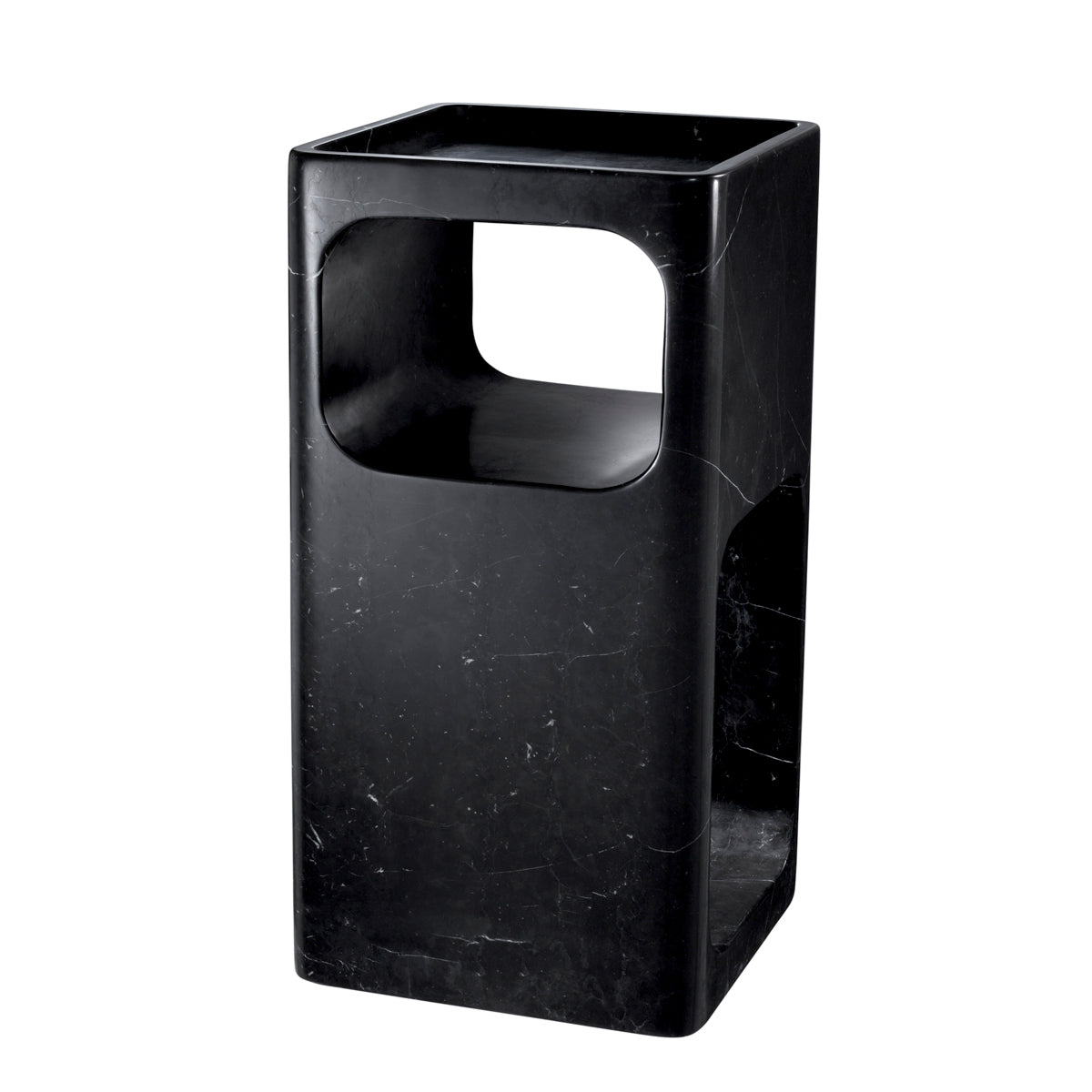 Carved Stone Side Table Adler | Cabothousefurniture.com