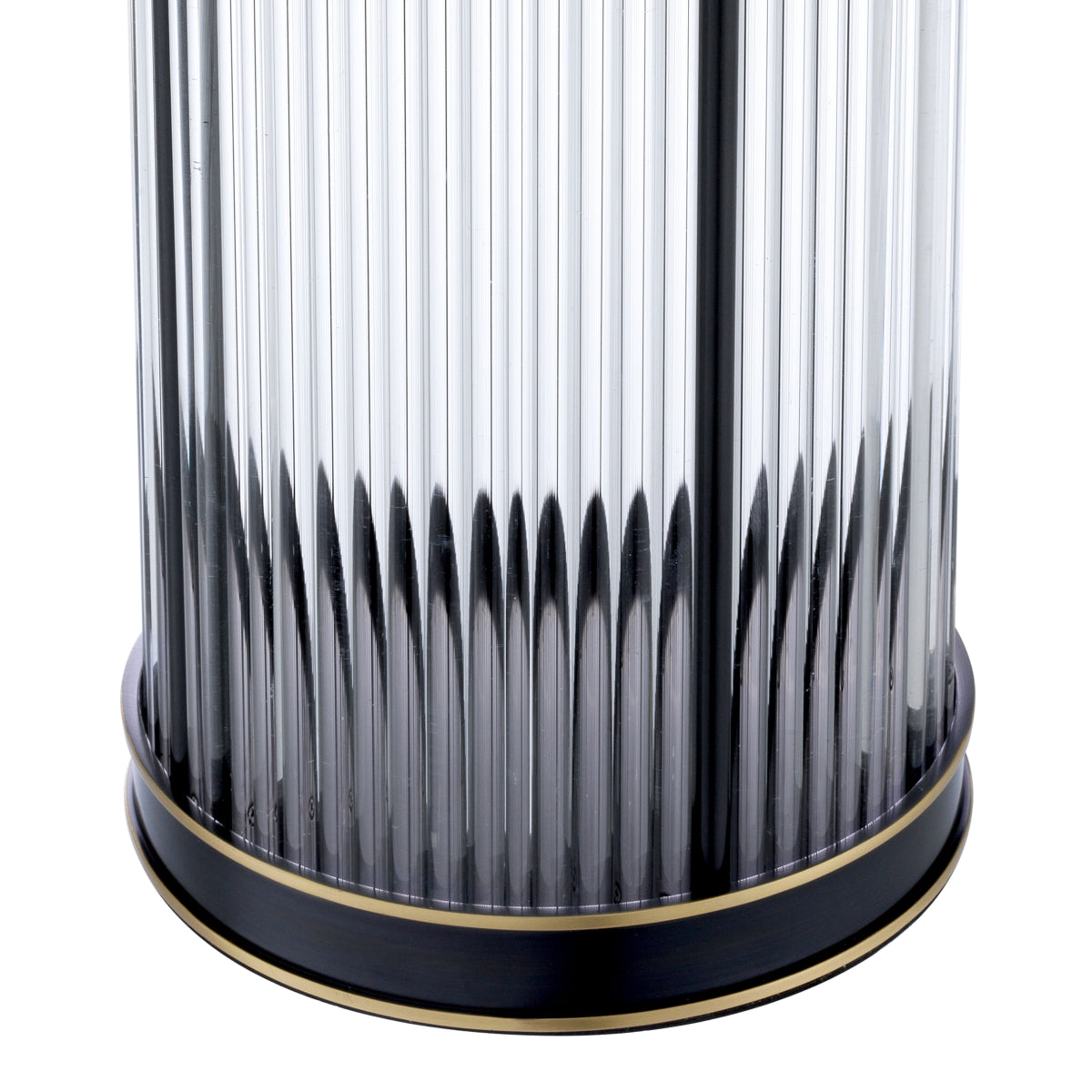 Bronze Cylindrical Glass Hurricane S Mayson | Cabothousefurniture.com