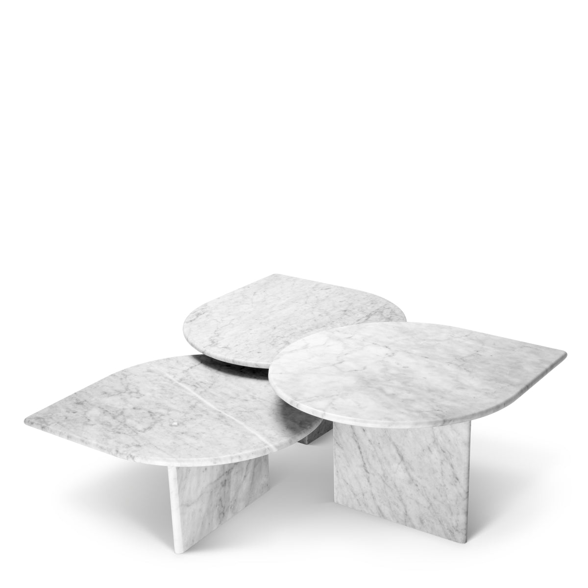 Marble Nesting Coffee Table (3) Naples | Cabothousefurniture.com