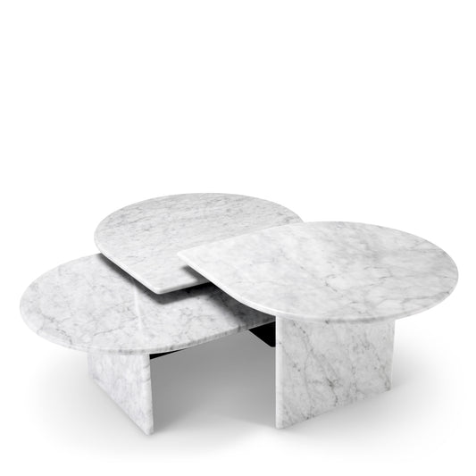 Marble Nesting Coffee Table (3) Naples | Cabothousefurniture.com