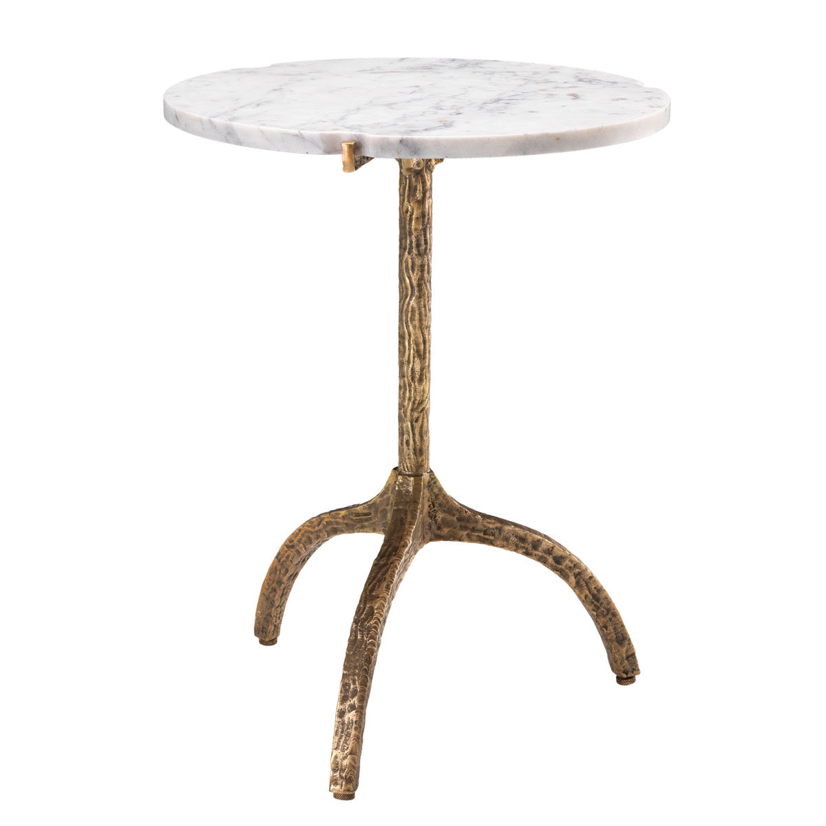 White Marble Side Table Cortina | Cabothousefurniture.com