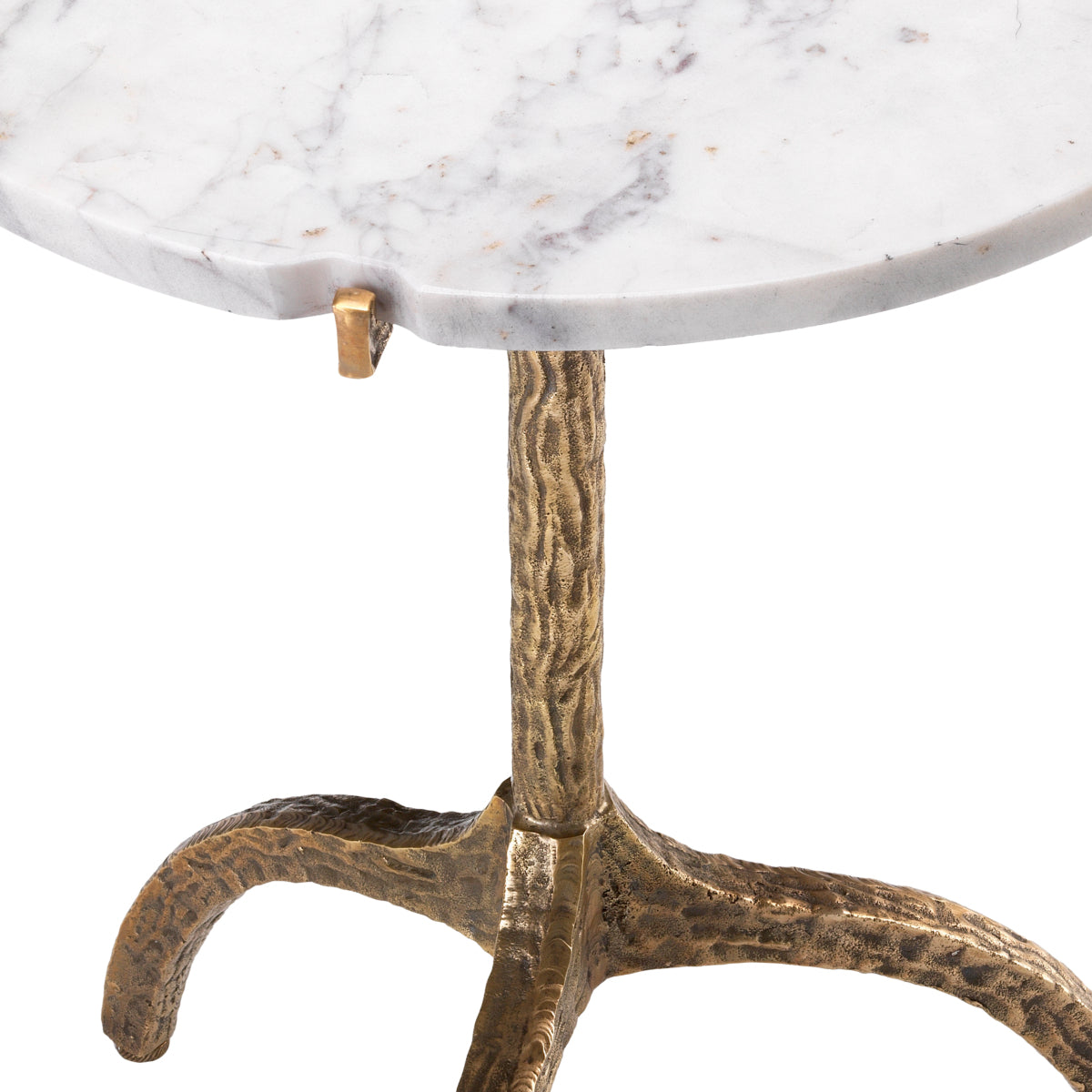 White Marble Side Table Cortina | Cabothousefurniture.com