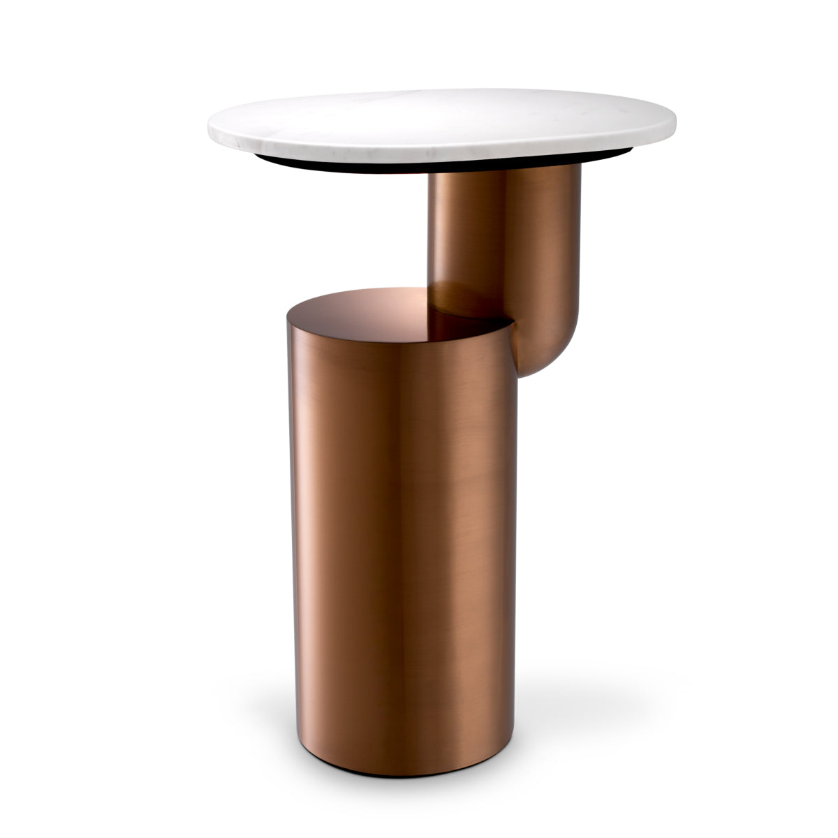 Pedestal Marble Side Table Tosca | Cabothousefurniture.com