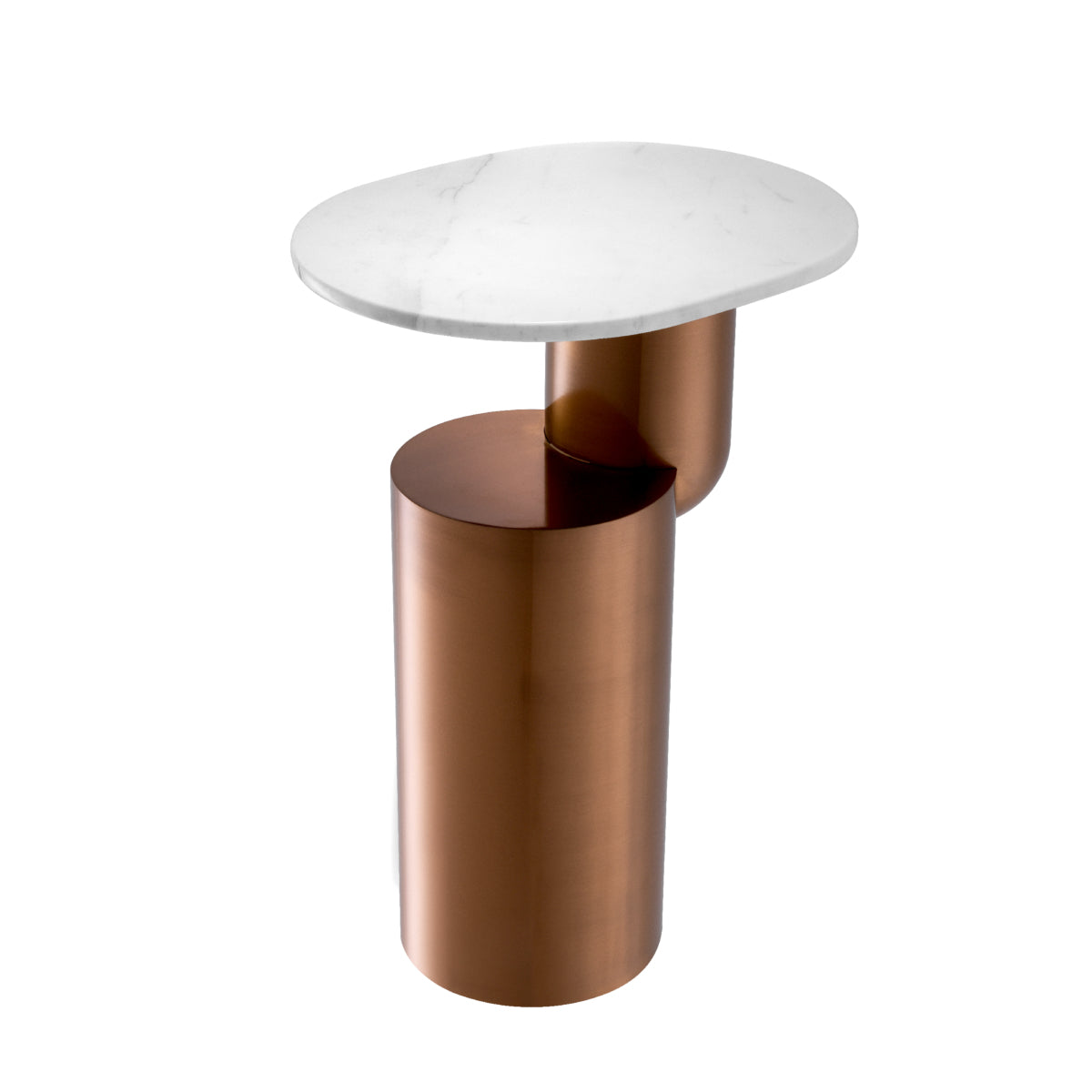 Pedestal Marble Side Table Tosca | Cabothousefurniture.com