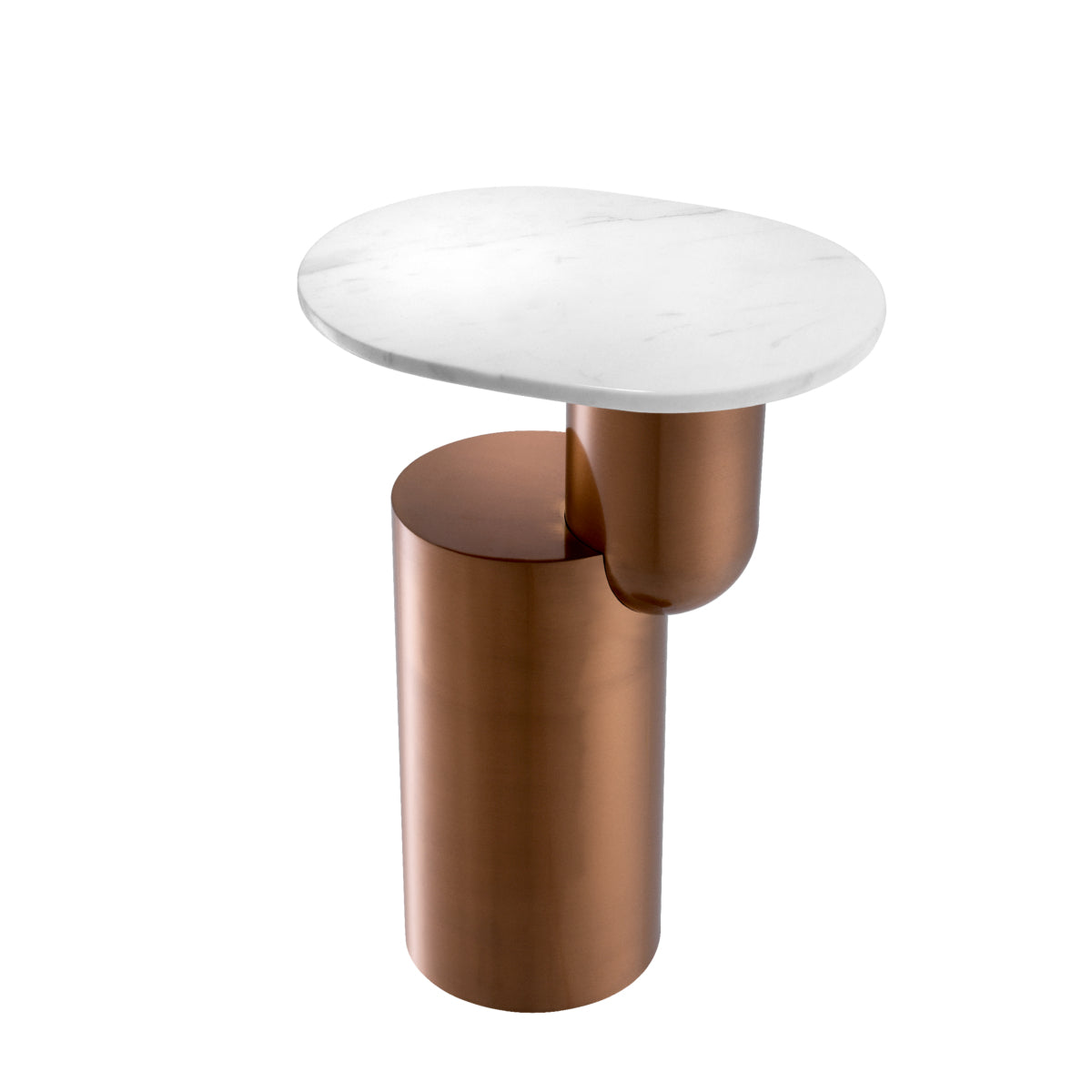 Pedestal Marble Side Table Tosca | Cabothousefurniture.com
