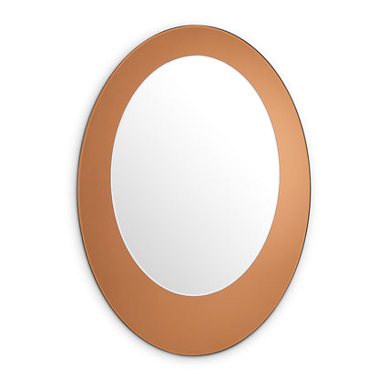 Oblong Amber Mirror Devito | Cabothousefurniture.com