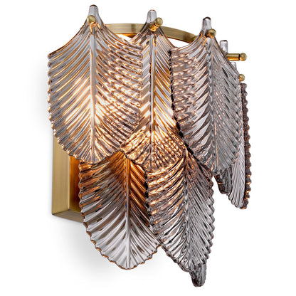Glass Brass Wall Lamp Verbier