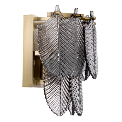 Glass Brass Wall Lamp Verbier