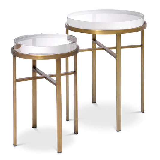 Round Side Tables (2) Hoxton