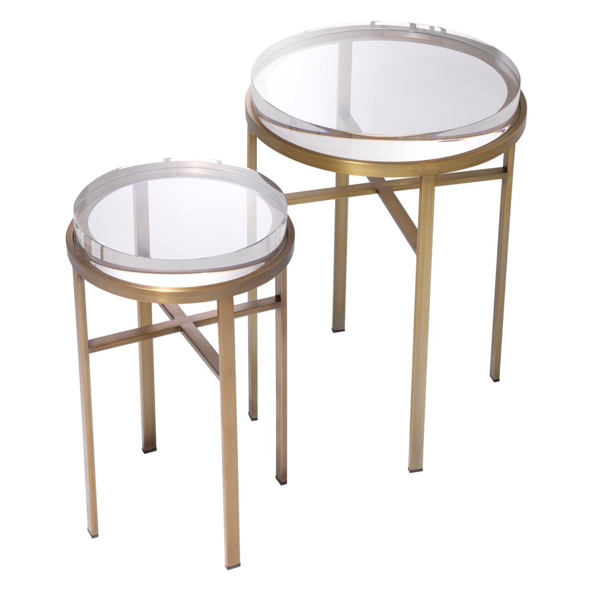 Round Side Tables (2) Hoxton | Cabothousefurniture.com