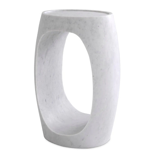 Marble Side Table High Clipper