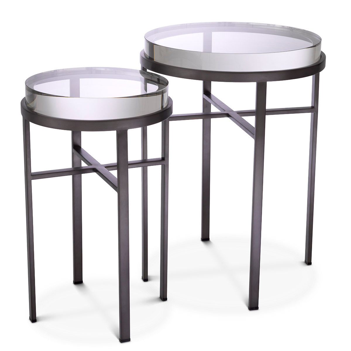 Round Side Tables (2) Hoxton | Cabothousefurniture.com