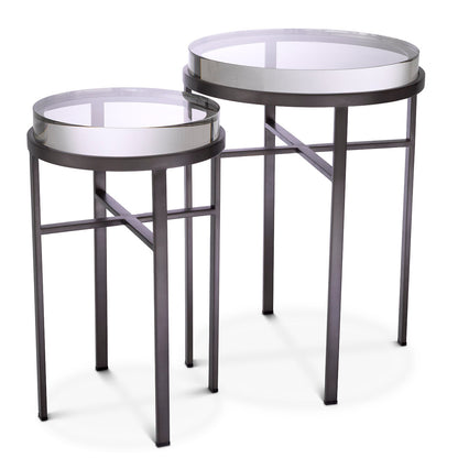Round Side Tables (2) Hoxton | Cabothousefurniture.com