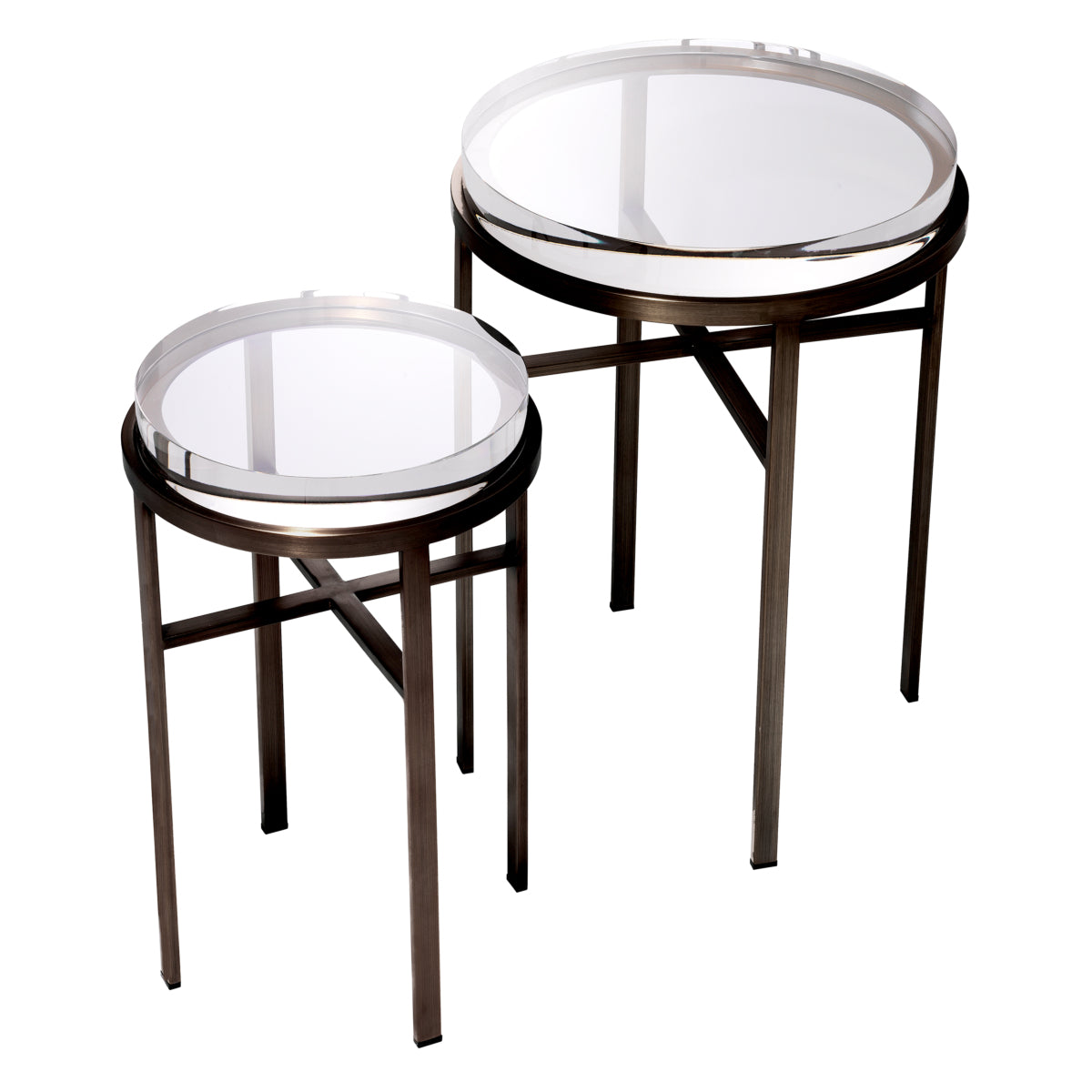 Round Side Tables (2) Hoxton | Cabothousefurniture.com