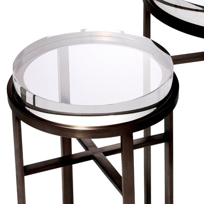 Round Side Tables (2) Hoxton | Cabothousefurniture.com