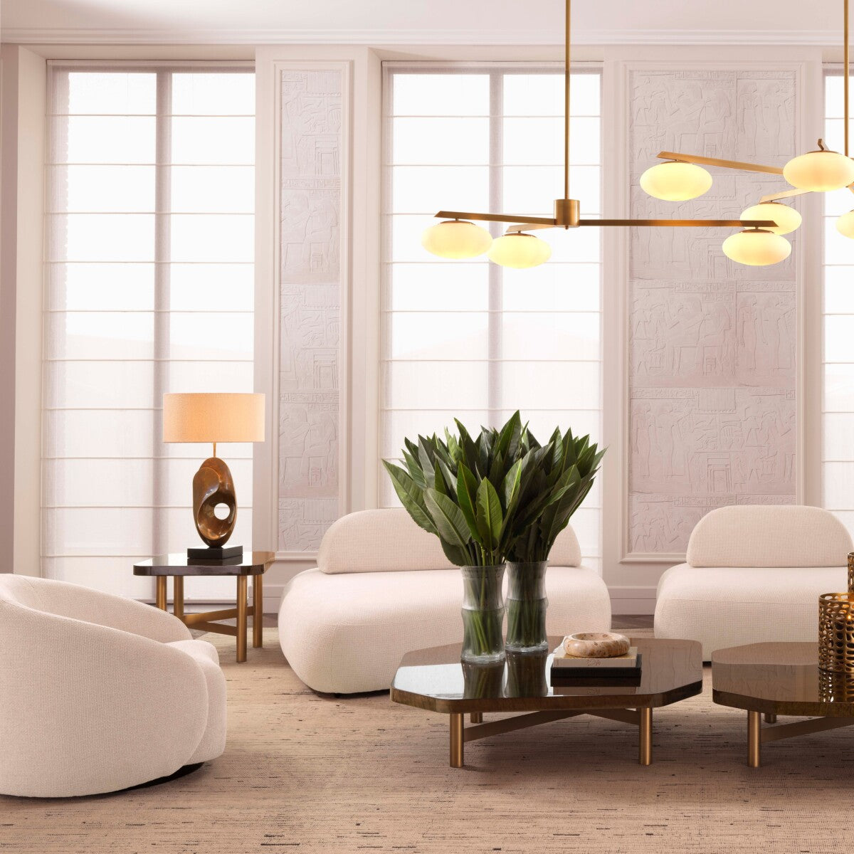 Hand Blown Glass Vase Thiara | Cabot House Furniture