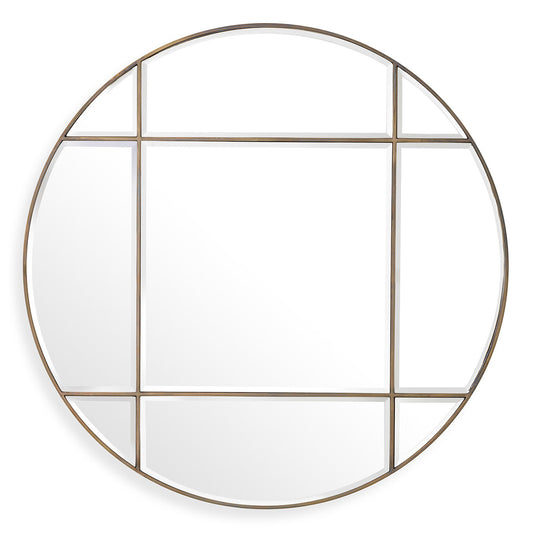 Round Bevelled Mirror Beaumont | Cabothousefurniture.com