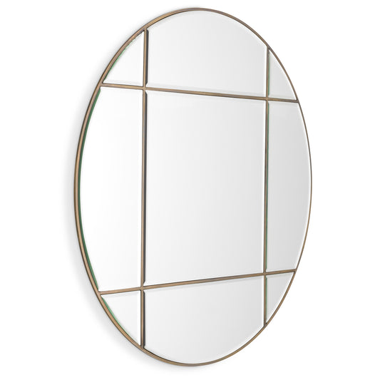 Round Bevelled Mirror Beaumont | Cabothousefurniture.com