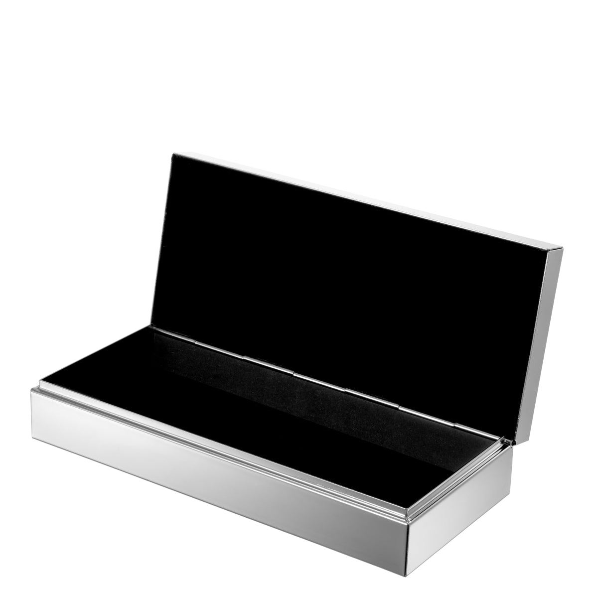 Silver Rectangular Box Chaya | Cabothousefurniture.com