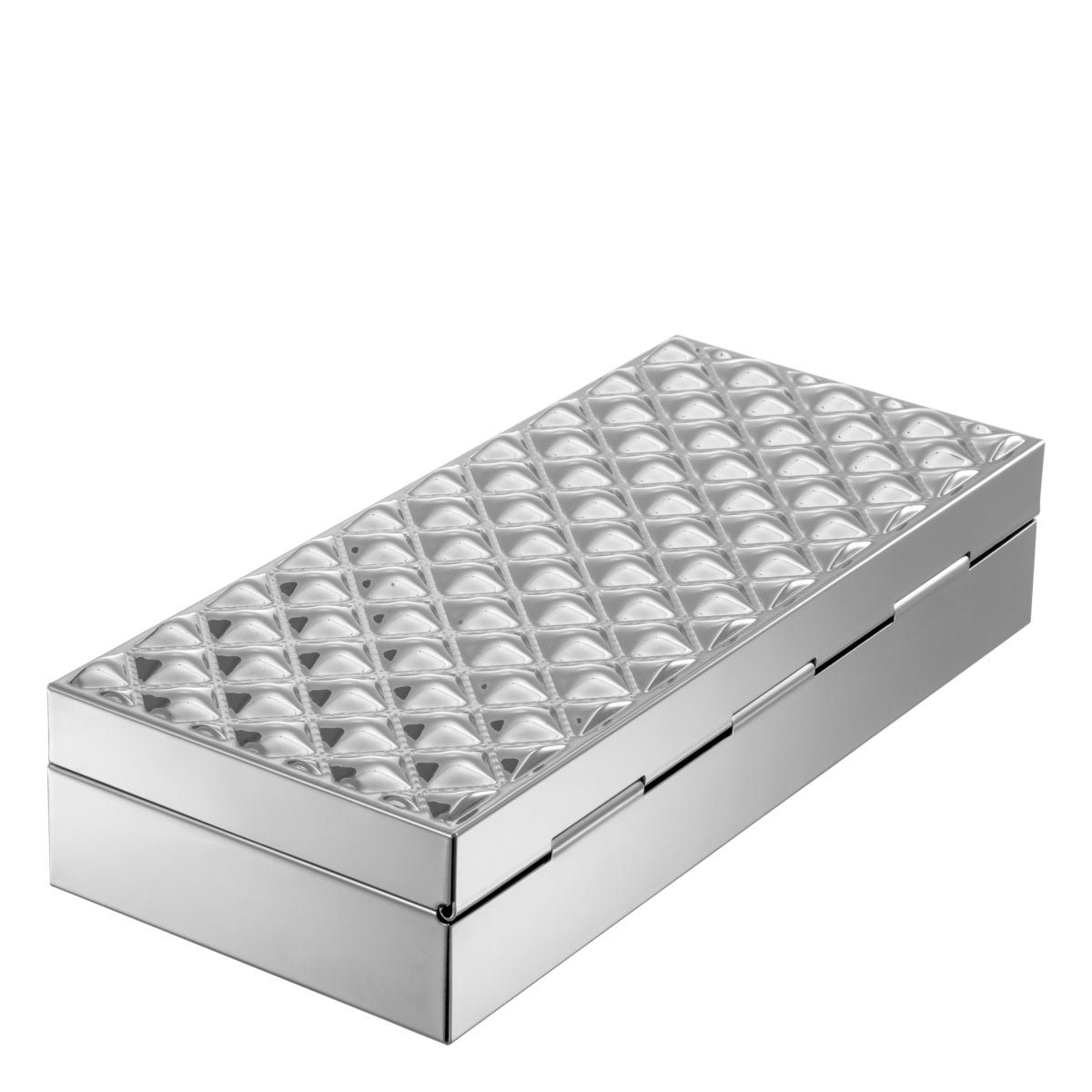 Silver Rectangular Box Chaya | Cabothousefurniture.com