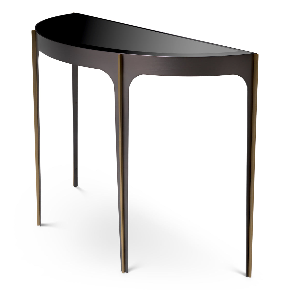 Semi-Circular Glass Console Table Artemisa